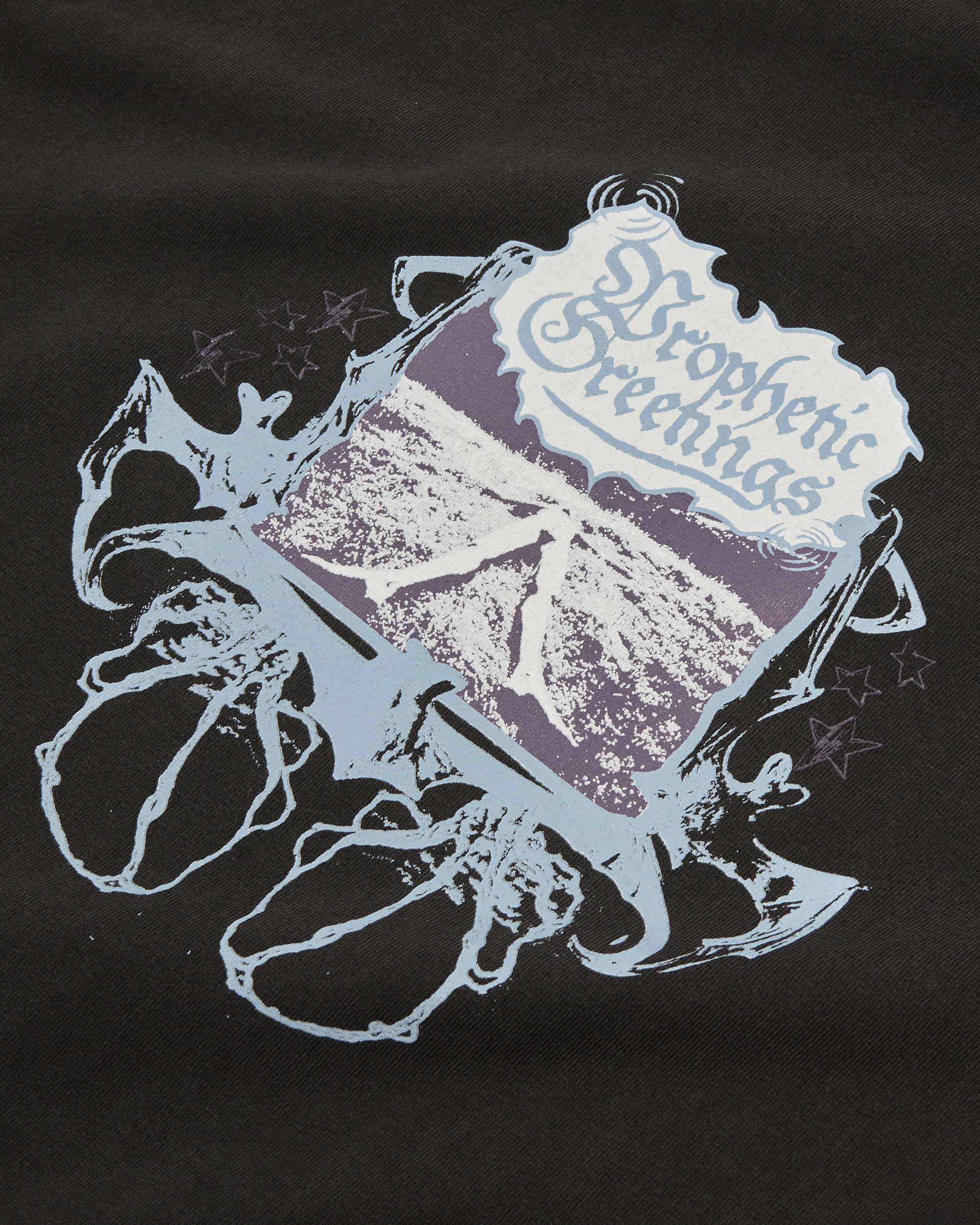 Prophetic Greetings T-shirt - Vintage Black