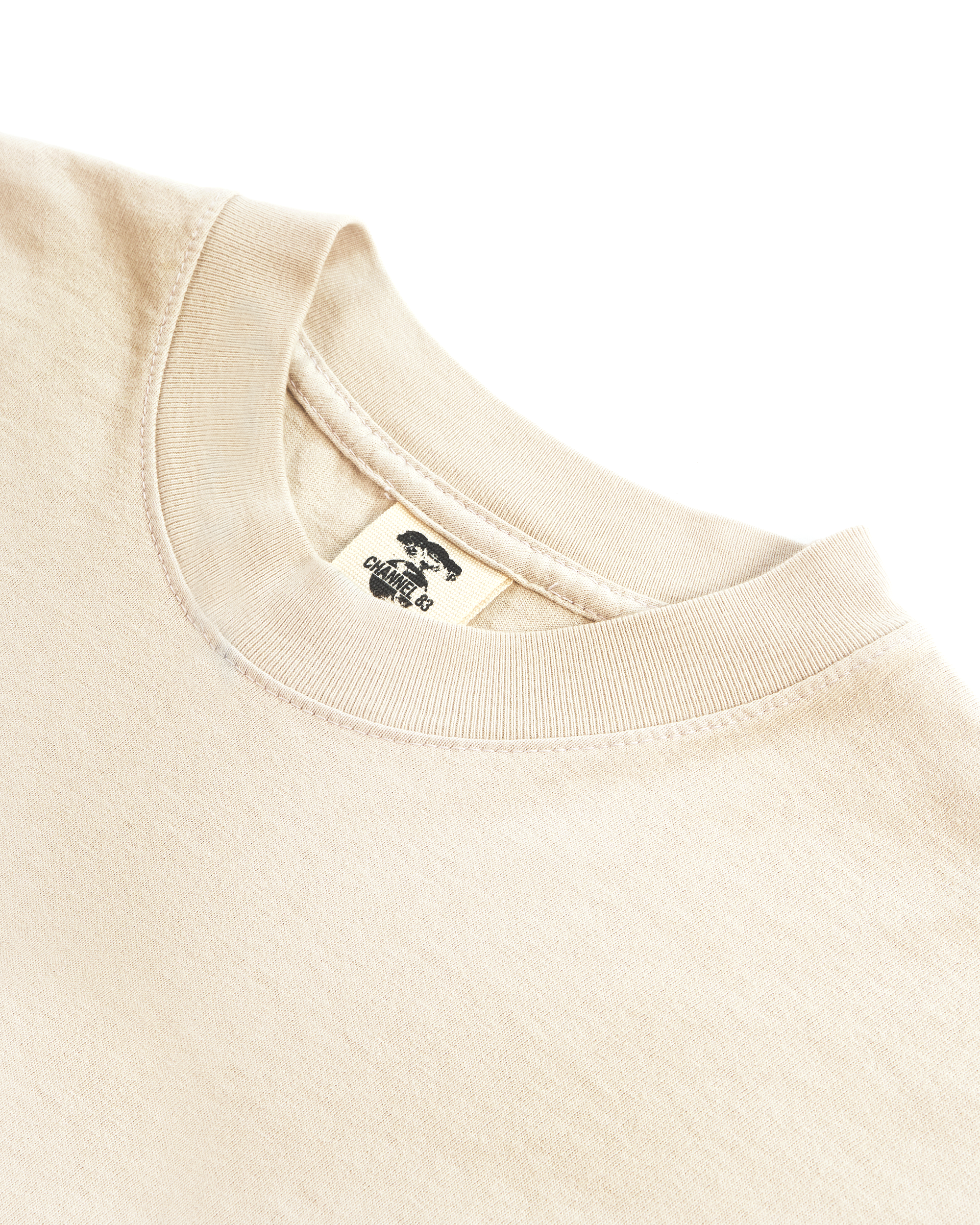 Embroidered Logo T-shirt - Cream