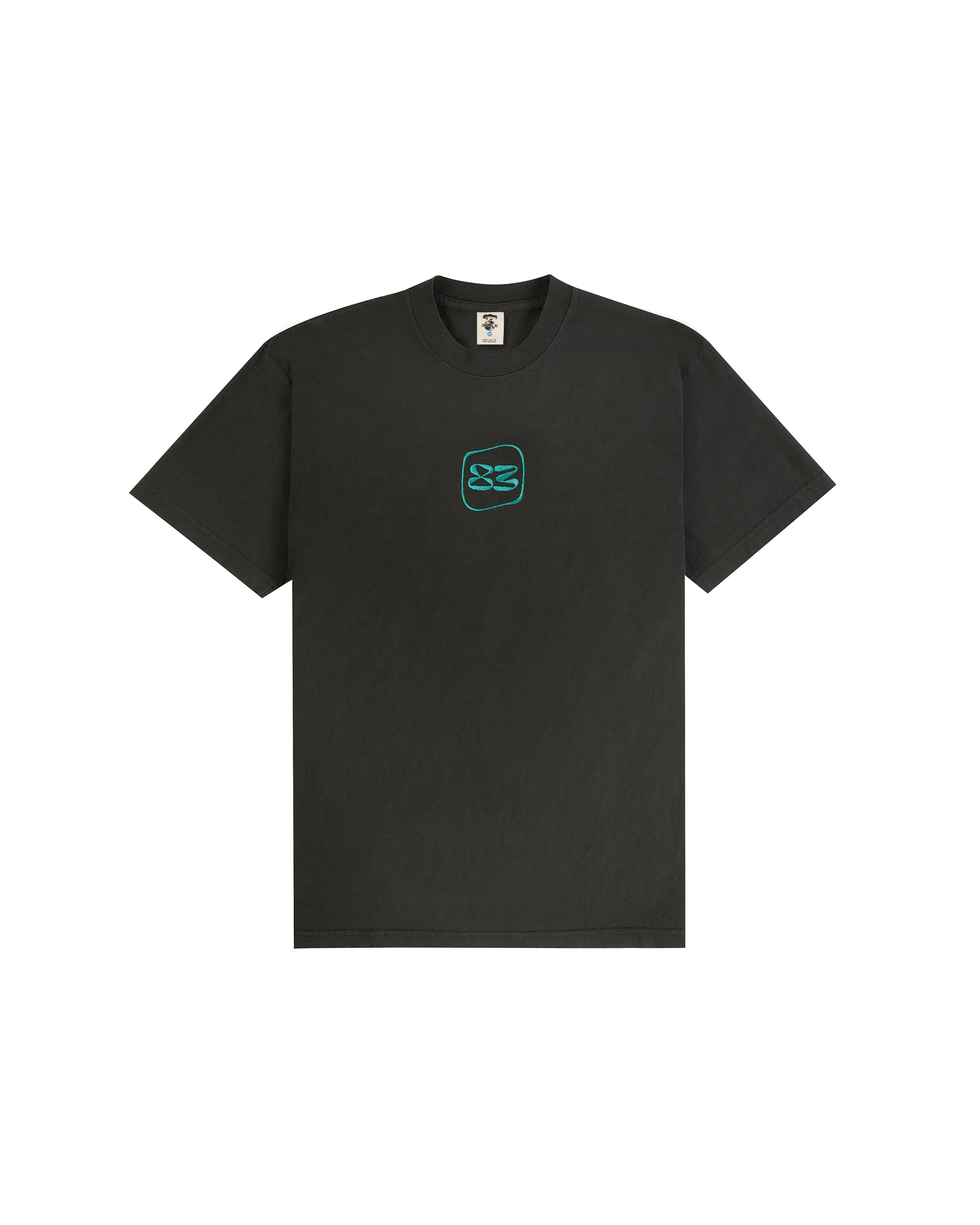 Embroidered Logo T-shirt - Vintage Black